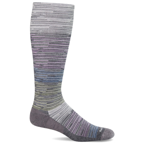 Sockwell Womens Good Vibes Moderate Compression Socks  -  Small/Medium / Charcoal