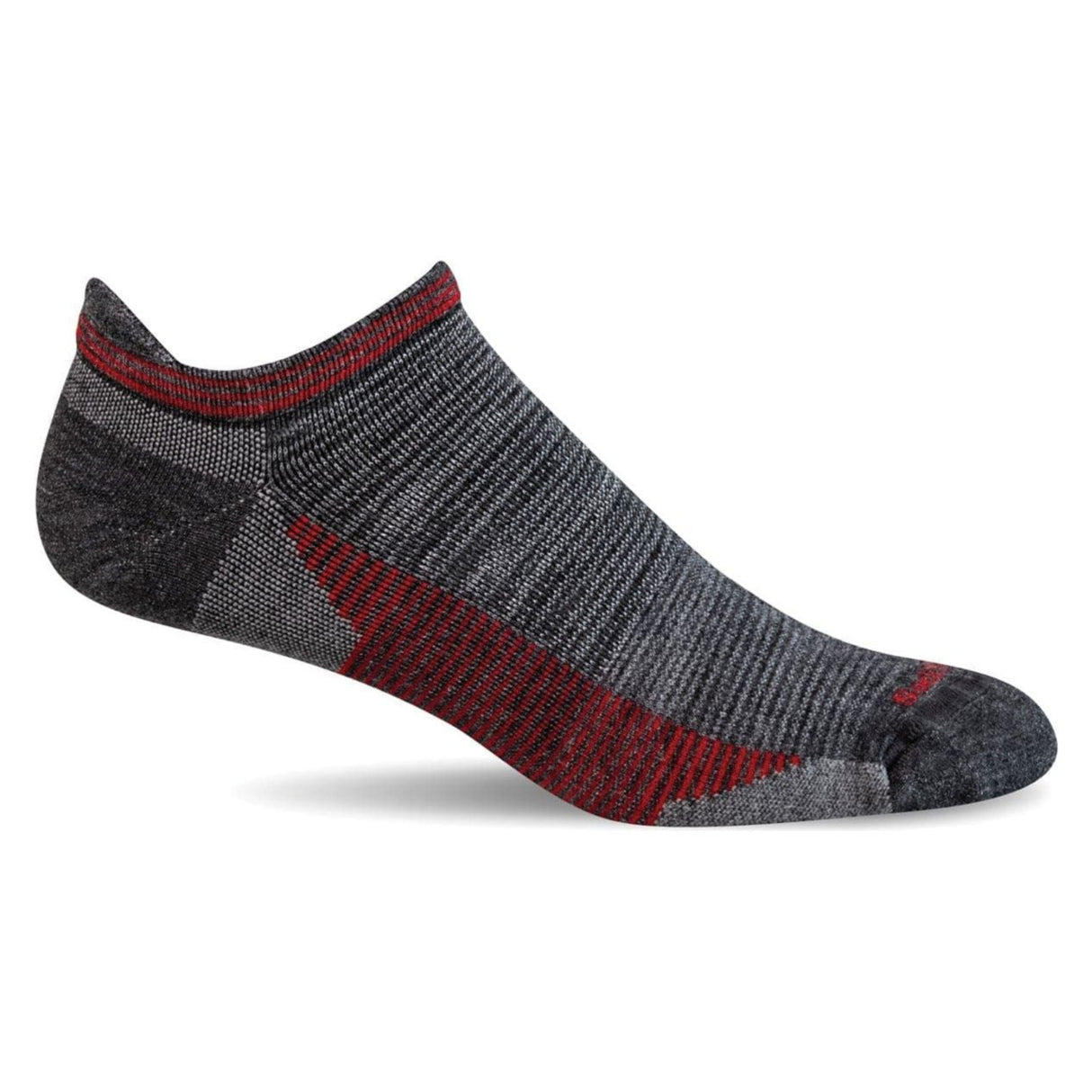 Sockwell Mens Cadence Micro Moderate Compression Socks - Medium/Large / Charcoal