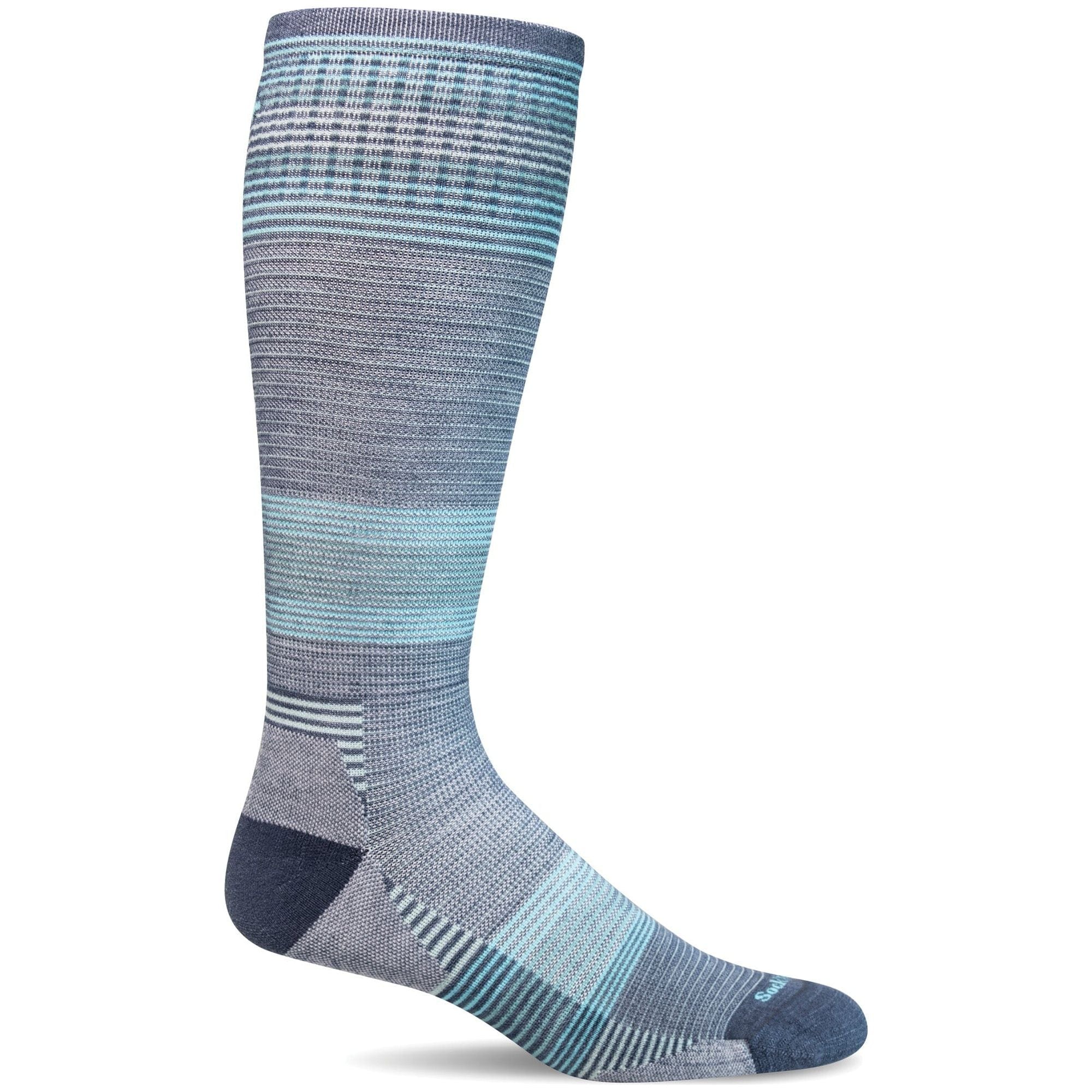 Sockwell Womens Cadence Moderate Compression Socks  -  Small/Medium / Denim