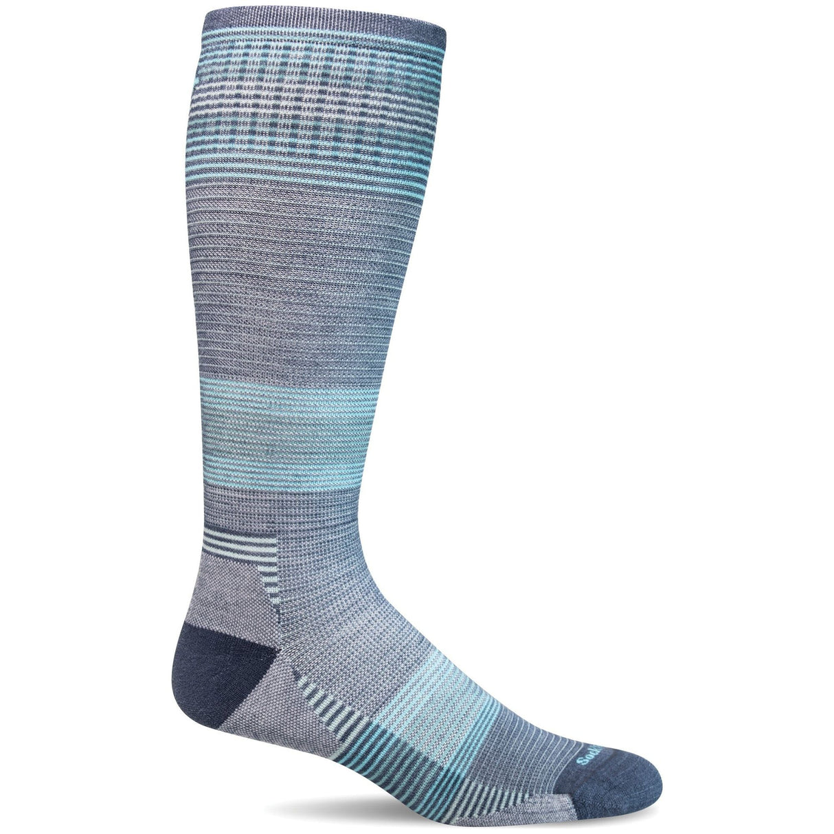 Sockwell Womens Cadence Moderate Compression Socks - Small/Medium / Denim