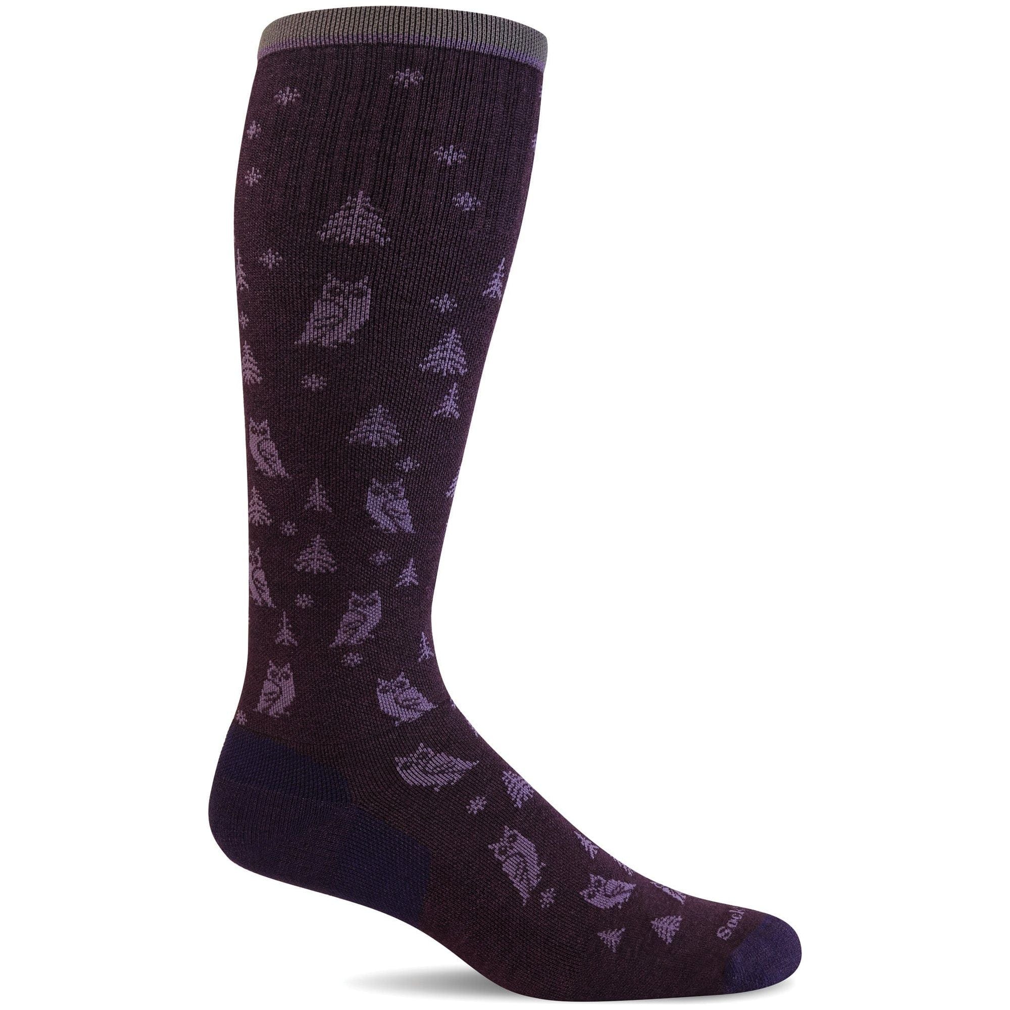 Sockwell Womens Wise Moderate Compression Socks  -  Small/Medium / Blackberry