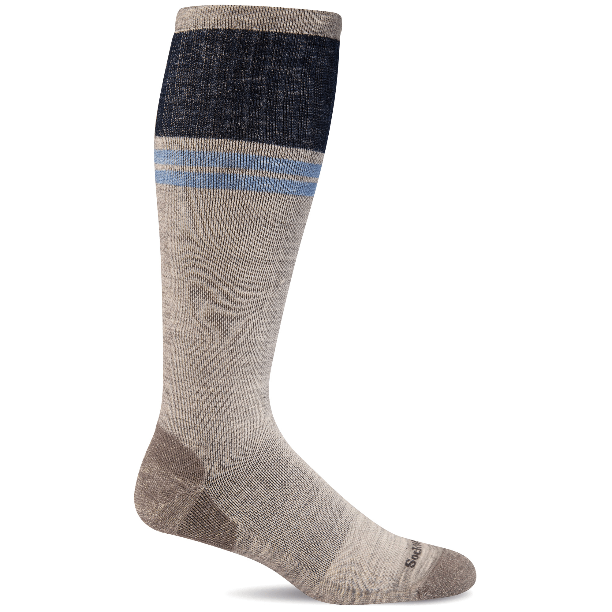 Sockwell Mens Sportster Moderate Compression Socks  -  Medium/Large / Grey