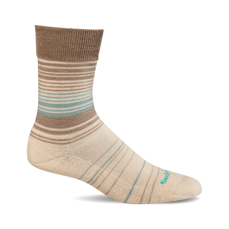Sockwell Womens Easy Does It Relaxed Fit Socks  -  Small/Medium / Putty
