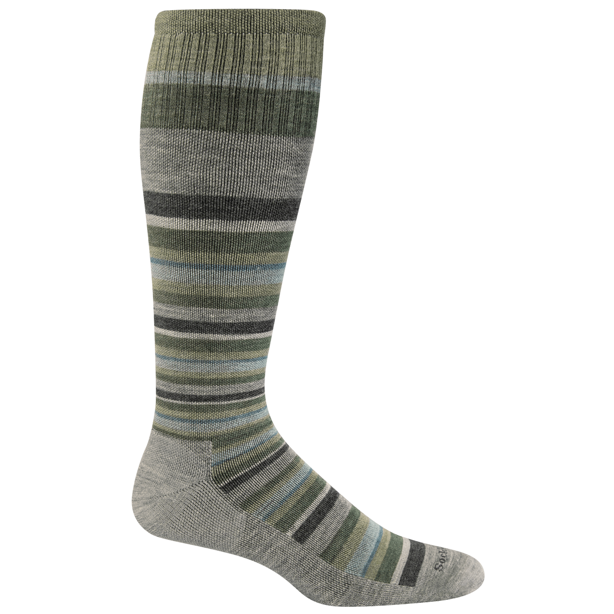 Sockwell Mens Up Lift Firm Compression Socks - Medium/Large / Light Grey