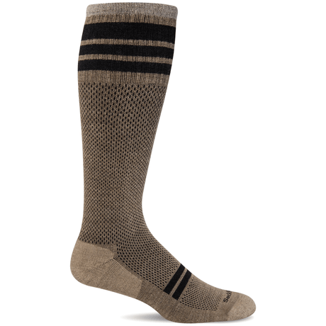 Sockwell Mens Speedway Firm Compression Socks  -  Medium/Large / Khaki