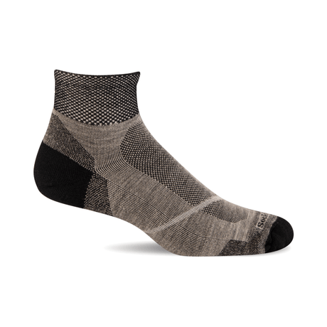 Sockwell Mens Pulse Firm Compression Quarter Socks  -  Medium/Large / Light Grey