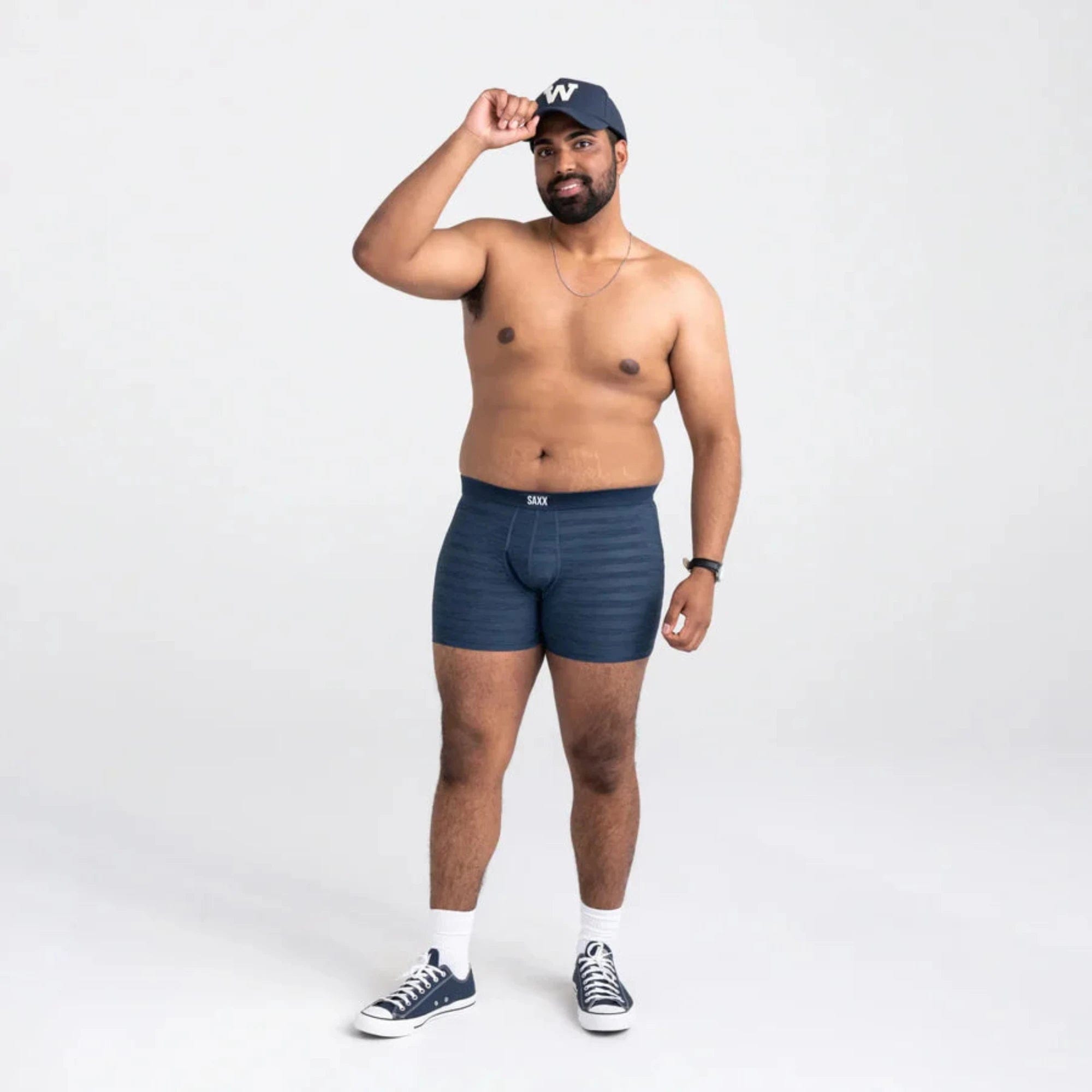 SAXX Mens DropTemp Cooling Mesh Boxer Brief  -