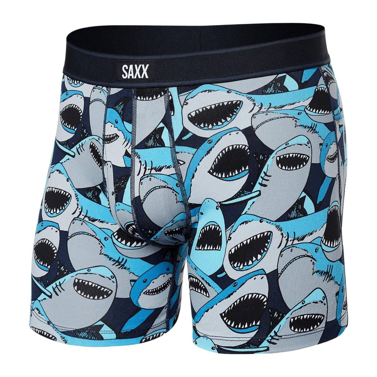 SAXX Daytripper Comfort Stretch Boxer Brief - Small / Shark Tank Camo - Navy