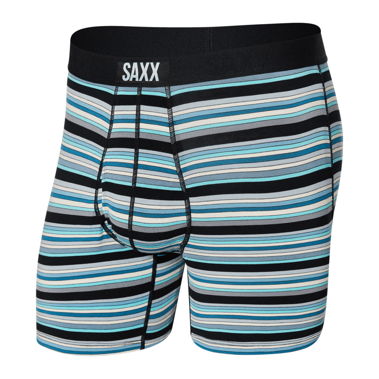 SAXX Mens Ultra Super Soft  -  Small / Desert Stripe/Blue