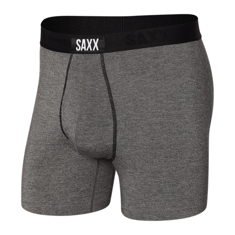 SAXX Mens Ultra Super Soft Boxer Brief  -  Small / Salt & Pepper