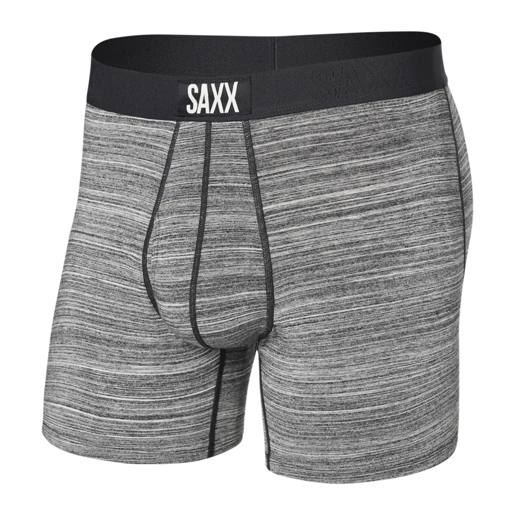SAXX Mens Ultra Super Soft Boxer Brief  -  X-Small / Spacedye Heather-Gray