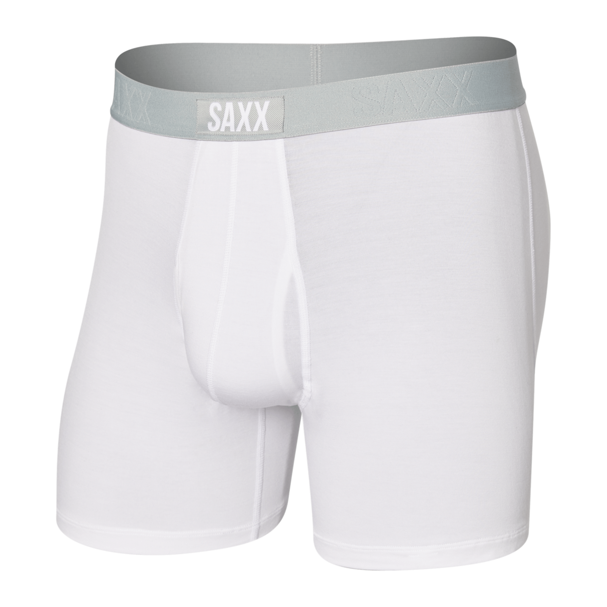 SAXX Mens Ultra Super Soft Boxer Brief  -  Small / White