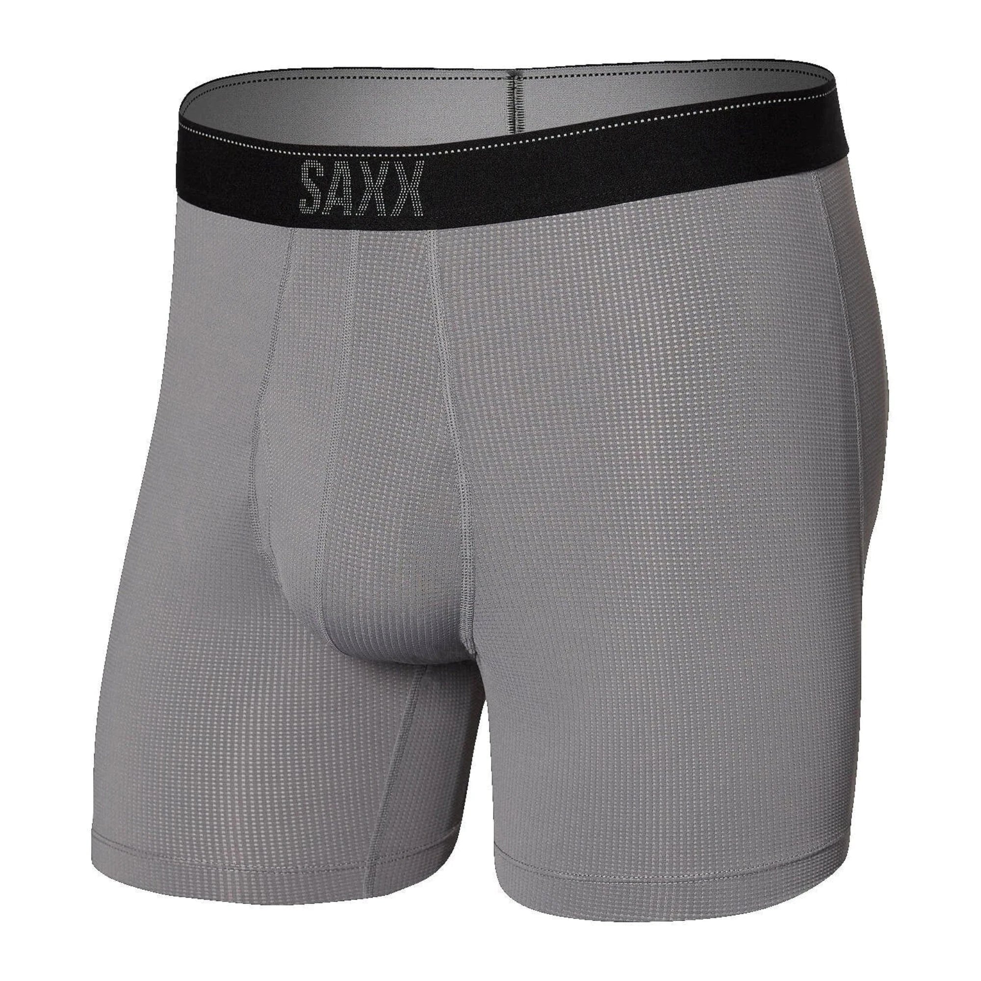 SAXX Mens Quest 2.0 Boxer Fly  -  X-Small / Dark Charcoal II