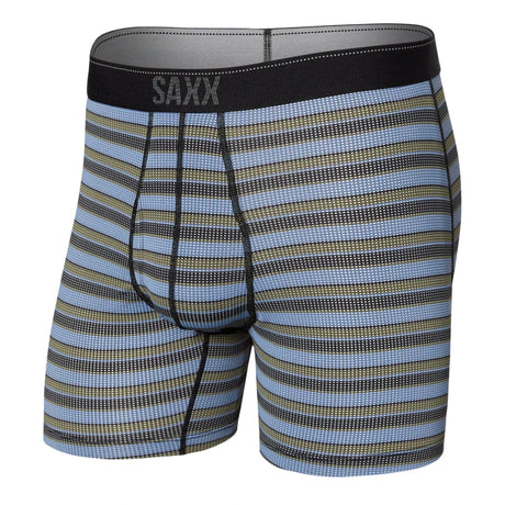 SAXX Mens Quest 2.0 Boxer Fly  -  X-Small / Solar Stripe Twilight