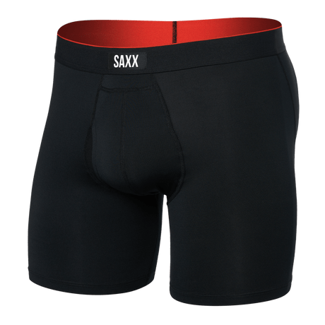 SAXX Mens Multi-Sport Mesh Boxer Brief  -  Small / Black
