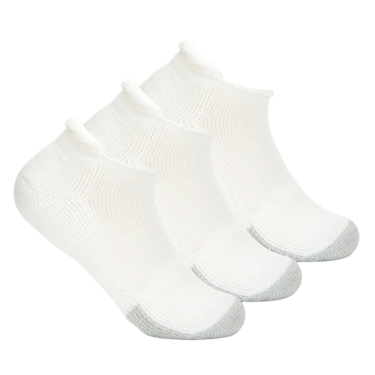 Thorlo Tennis Maximum Cushion Rolltop 3-Pack Socks  -  Medium / White