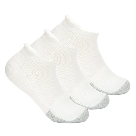 Thorlo Tennis Maximum Cushion Rolltop 3-Pack Socks  -  Medium / White