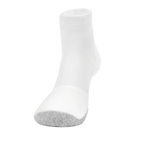 Thorlo Tennis Light Cushion Ankle Socks  -  Small / White with Logo