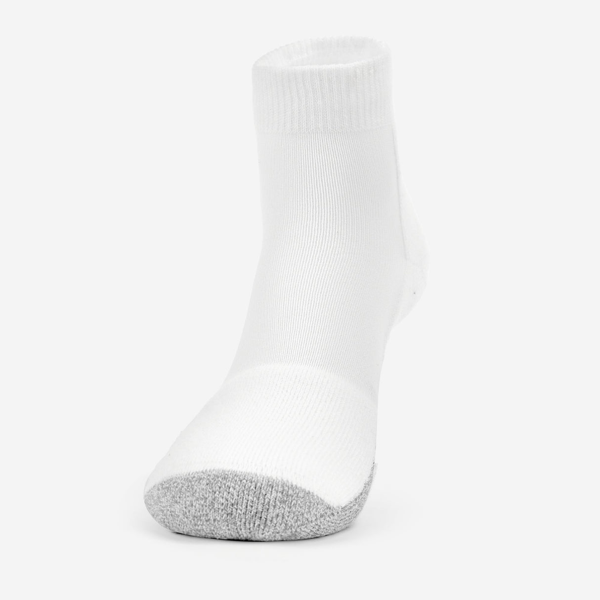 Thorlo Tennis Light Cushion Ankle Socks  -  Small / White with Logo