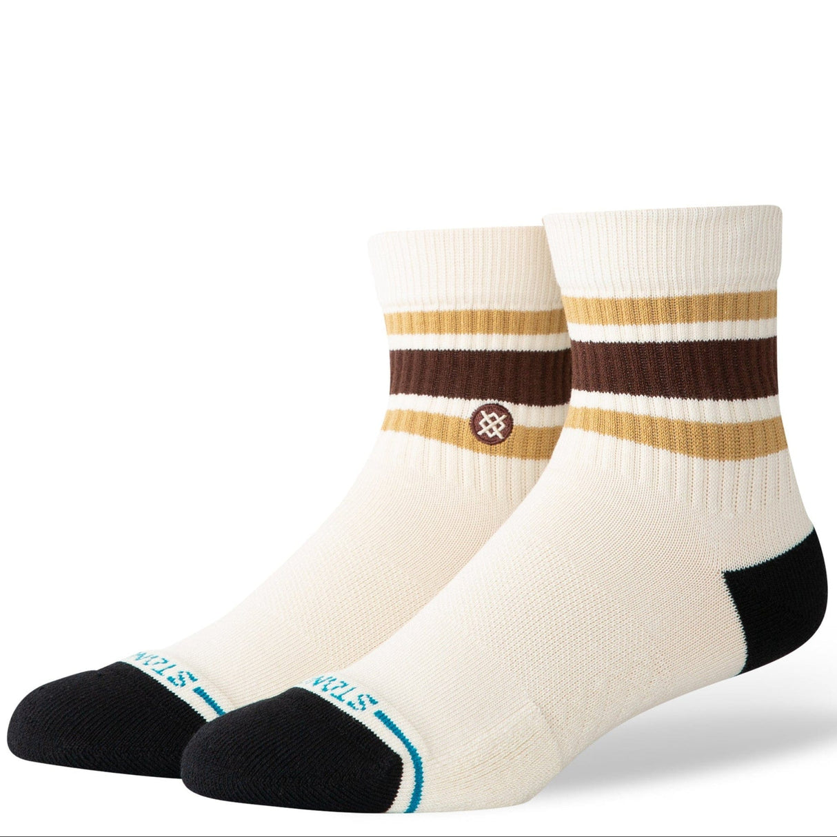 Stance Boyd Quarter Socks - Medium / Dark Brown