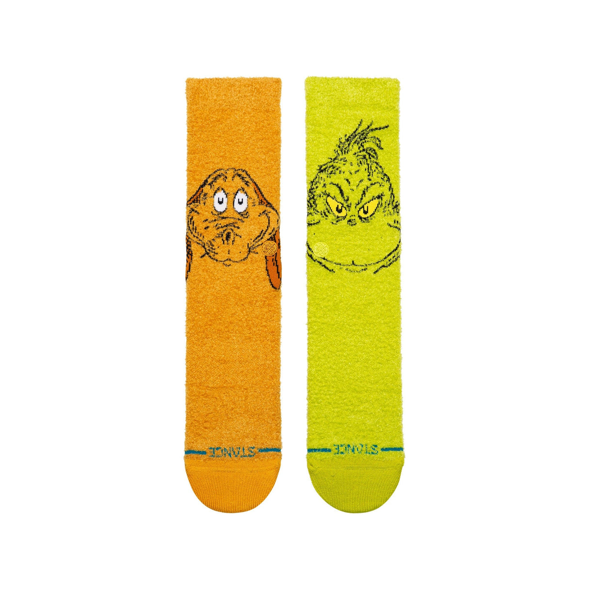 Stance Limited Edition Grinch and Max Fuzzy Crew Socks -