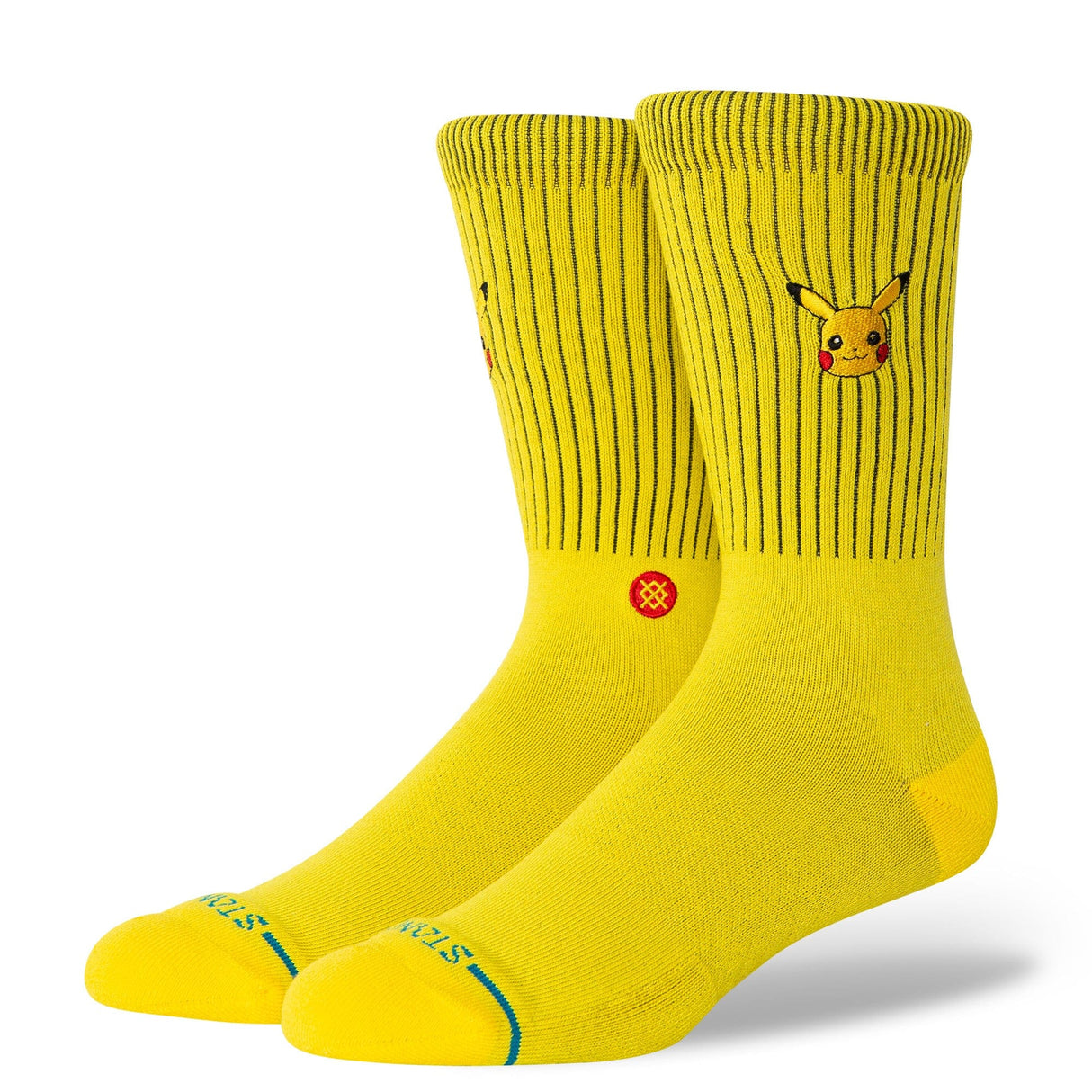 Stance x Pokemon Limited Edition Crew Socks - Small / Pikachu - Yellow