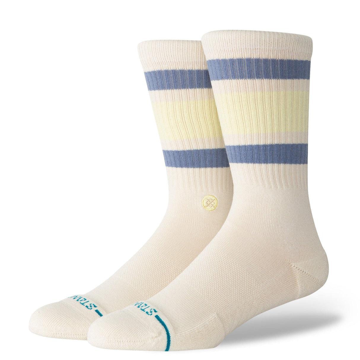 Stance Boyd Crew Socks - Large / Butter