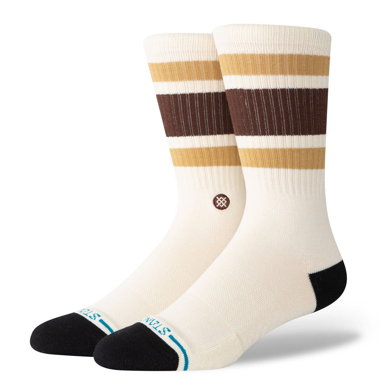 Stance Boyd Crew Socks - Medium / Dark Brown