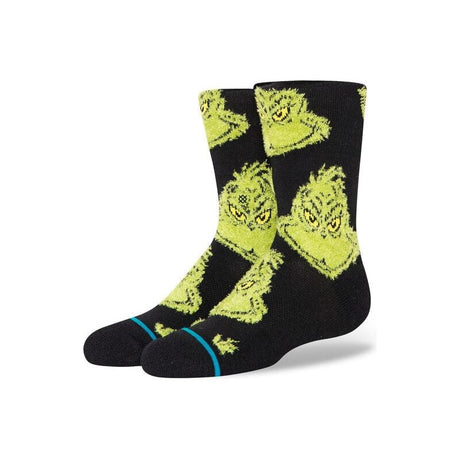 Stance Mean One Kids Crew Socks  -  Medium / Black