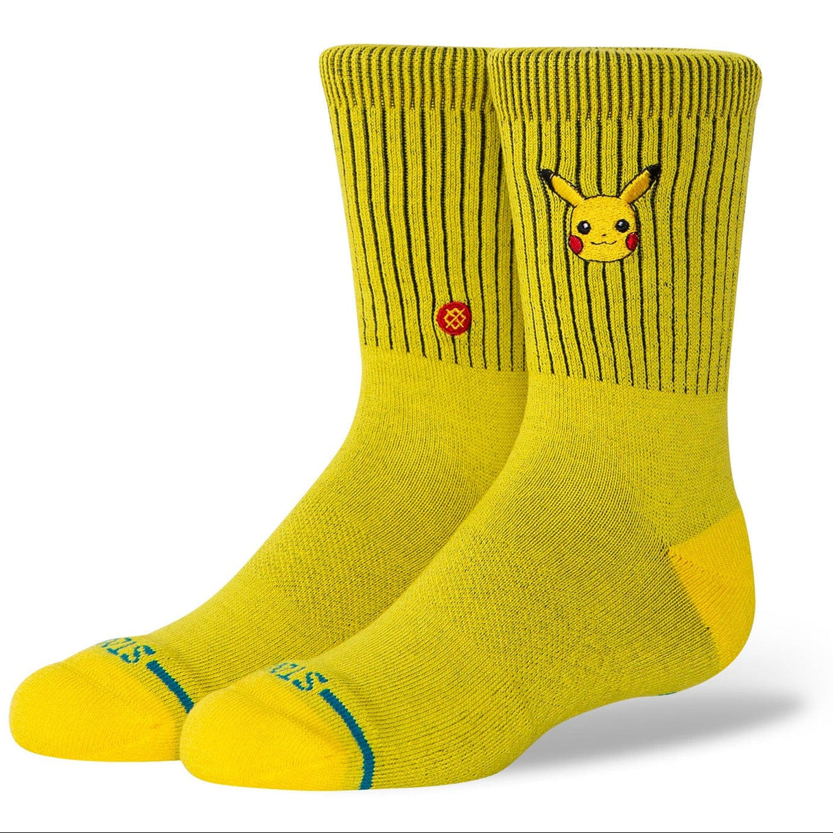 Stance Kids Pokemon Crew Socks - Small / Pikachu - Yellow