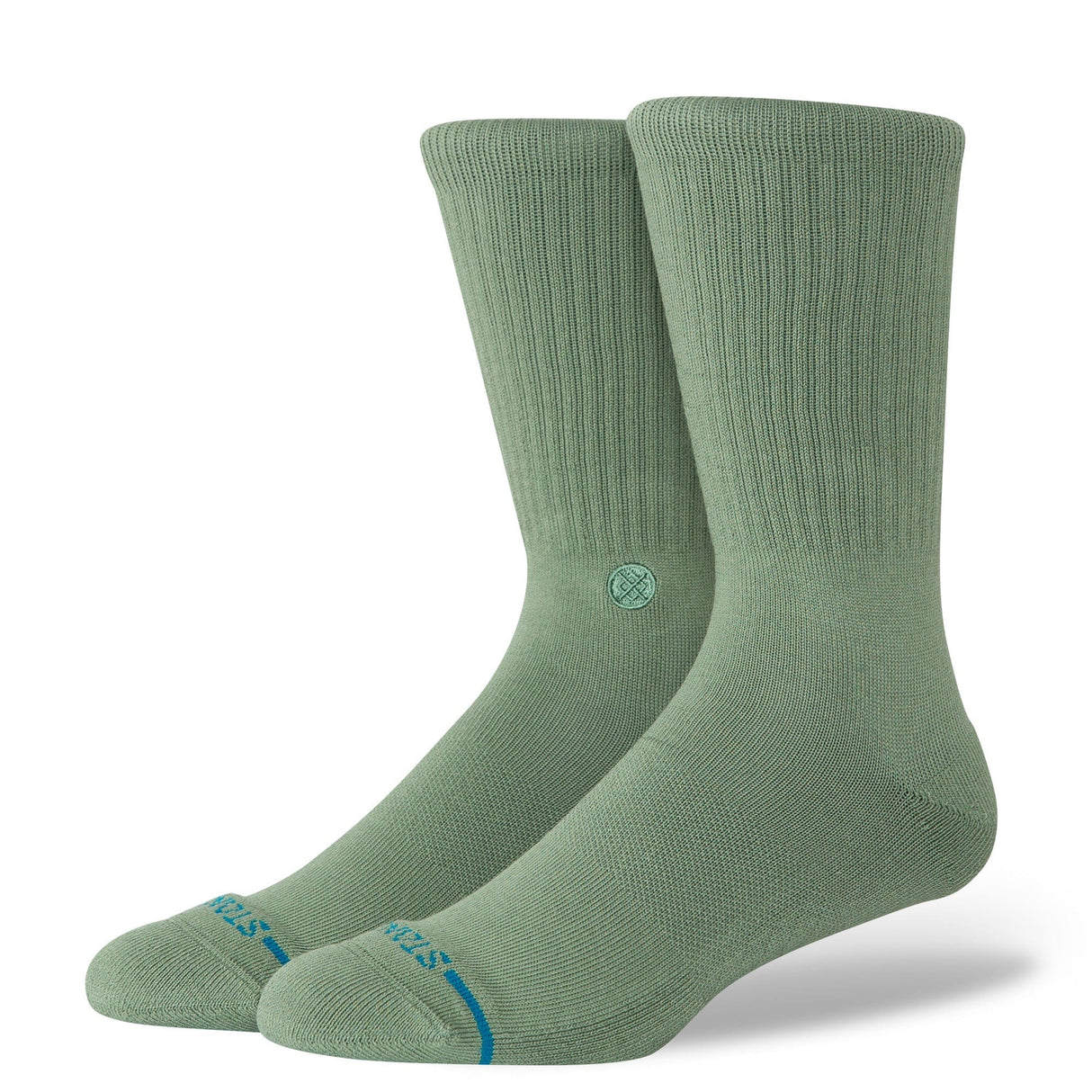 Stance Mens Icon Crew Socks - Medium / Sage