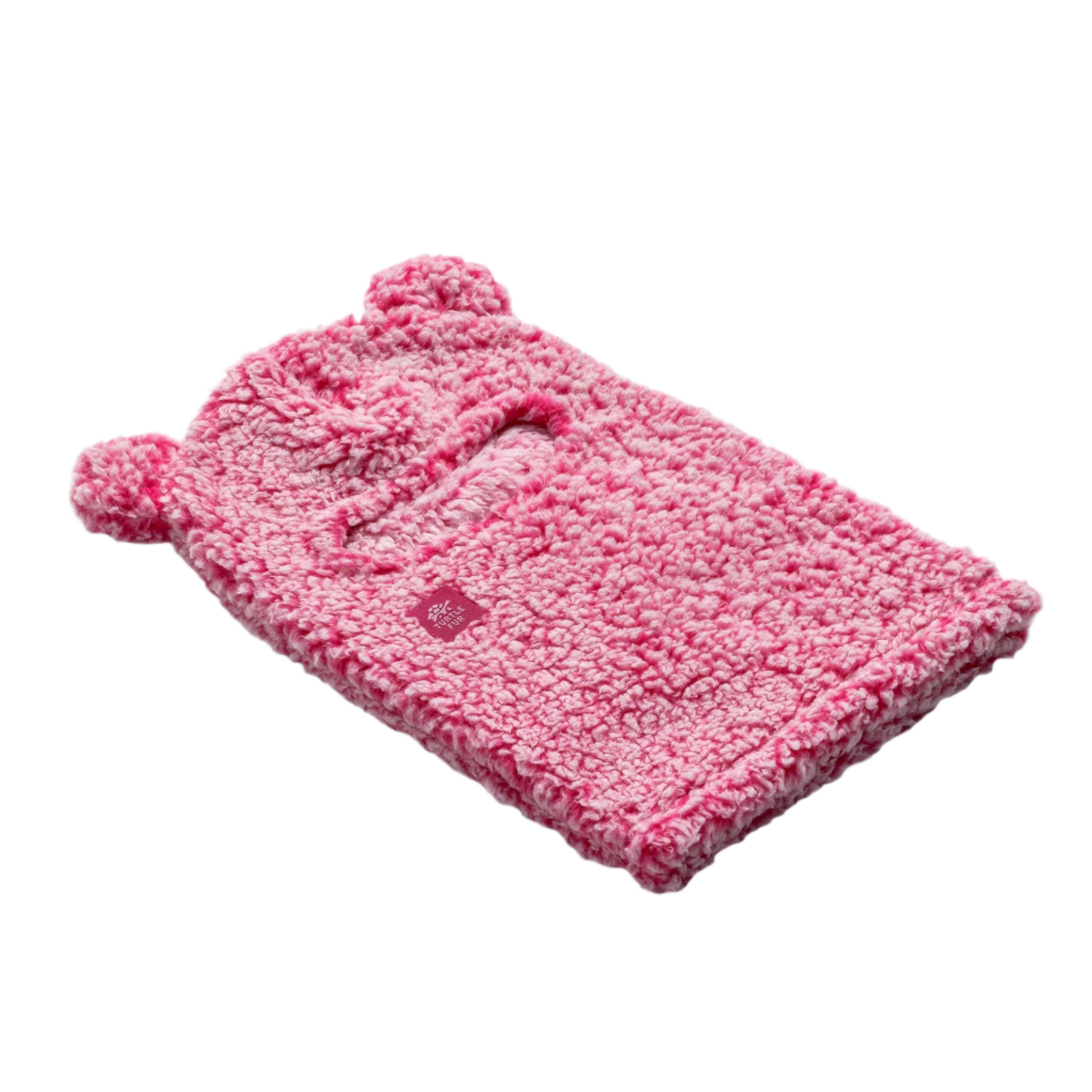 Turtle Fur Kids Comfort Lush Bear Balaclava  -  One Size Fits Most / Luscious Pink