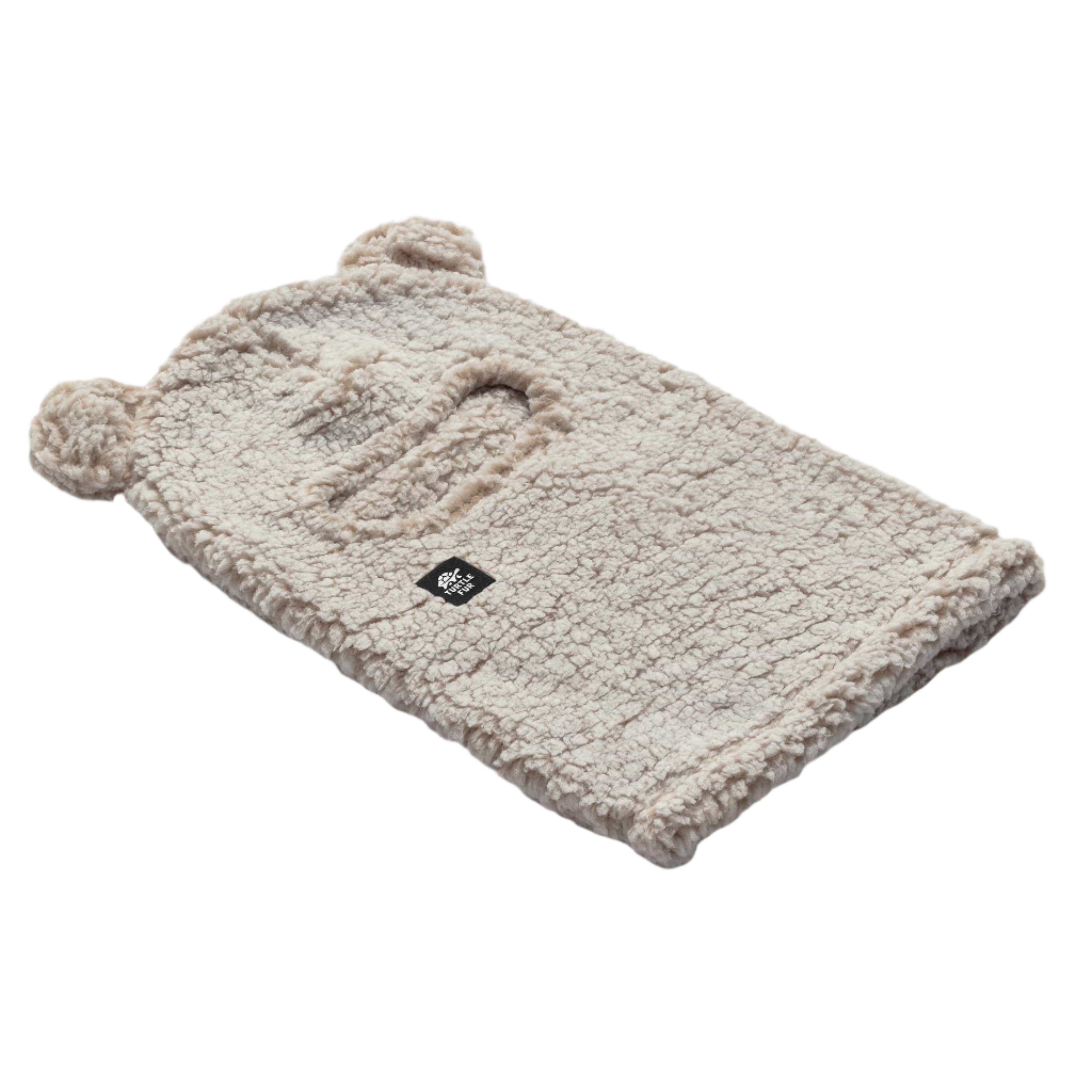Turtle Fur Kids Comfort Lush Bear Balaclava  -  One Size Fits Most / Natural