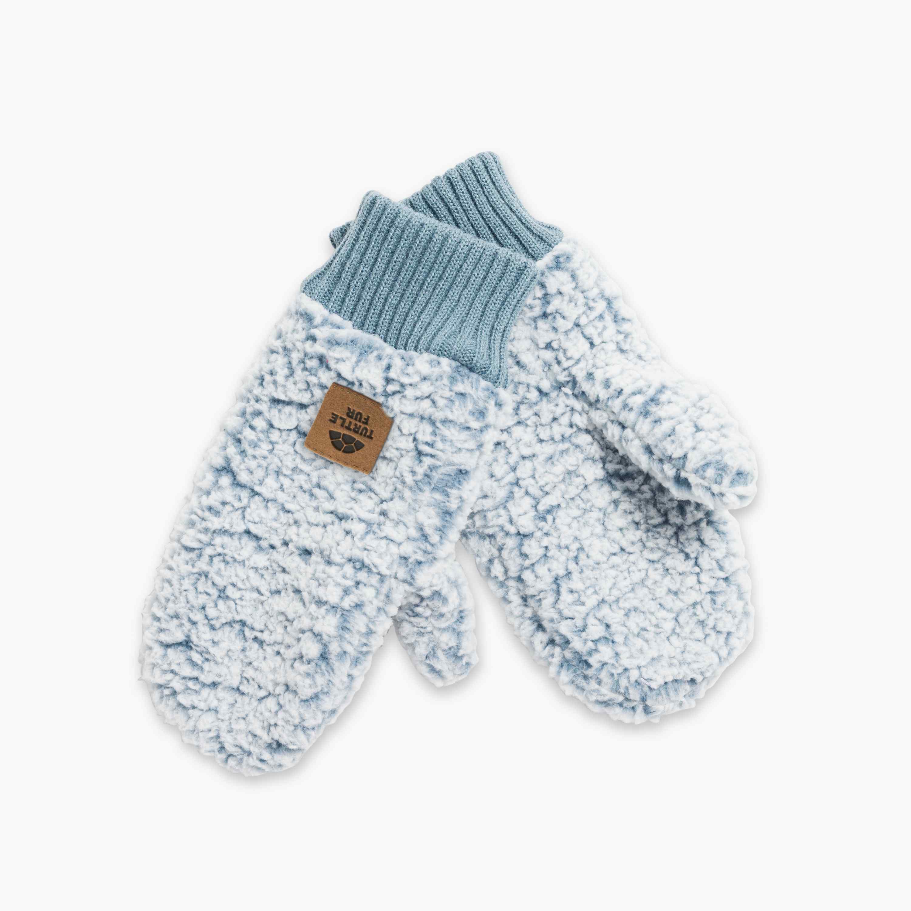 Turtle Fur Comfort Lush Freestyle Mittens  -  One Size Fits Most / Smoke Blue
