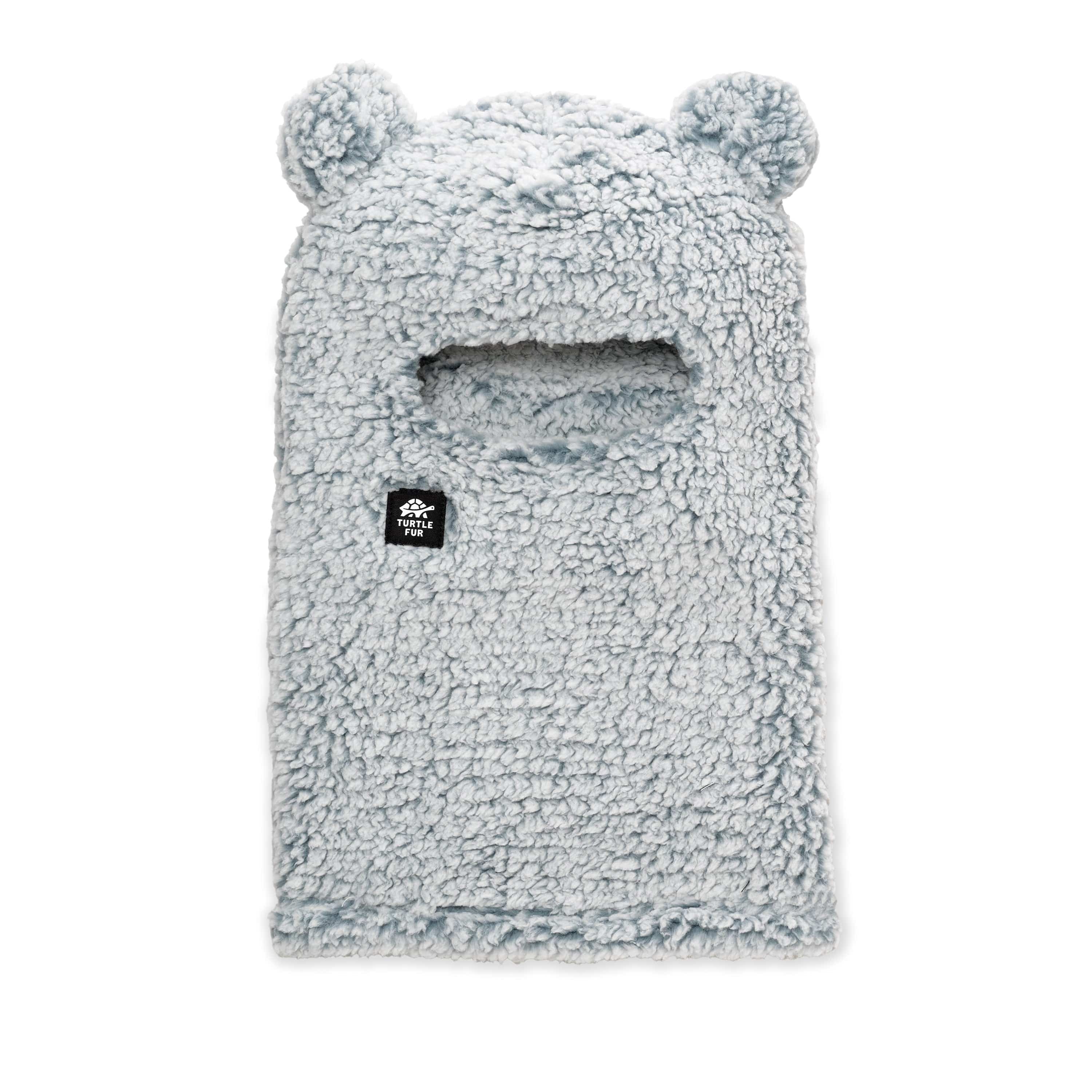 Turtle Fur Kids Bear Balaclava  -  One Size Fits Most / Smoke Blue