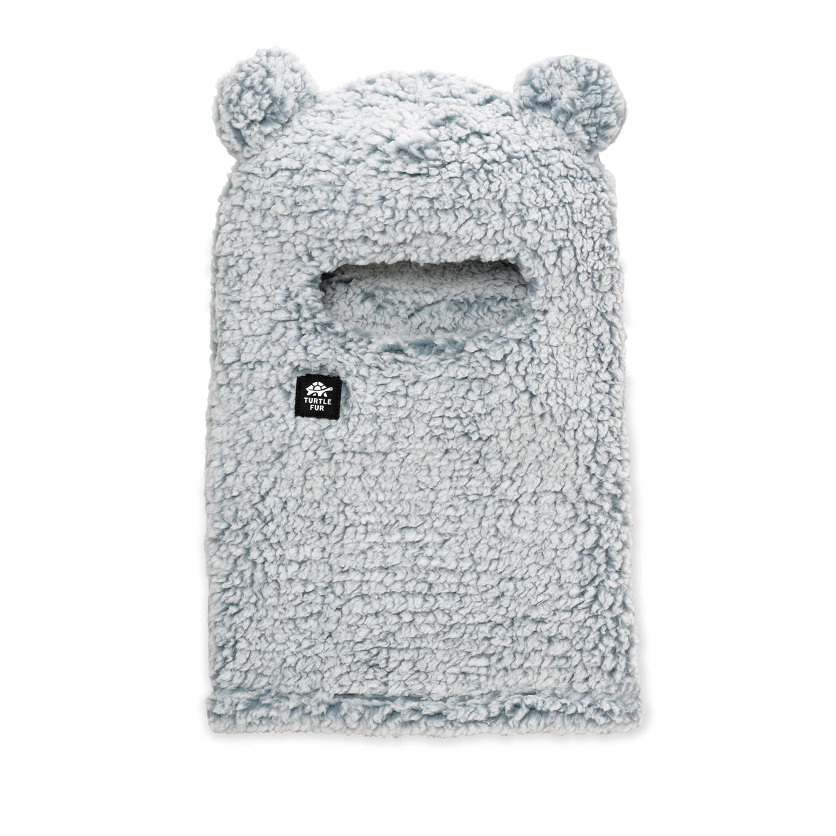Turtle Fur Kids Bear Balaclava  -  One Size Fits Most / Smoke Blue