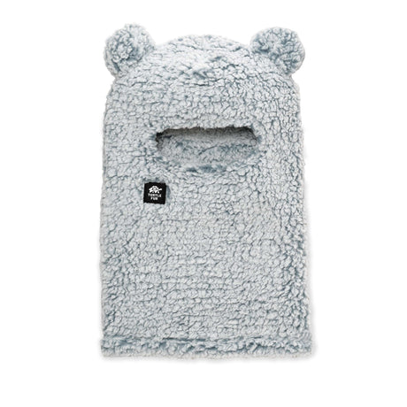 Turtle Fur Kids Bear Balaclava  -  One Size Fits Most / Smoke Blue