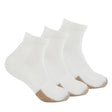 Thorlo Tennis Maximum Cushion Ankle 3-Pack Socks  -  Medium / White