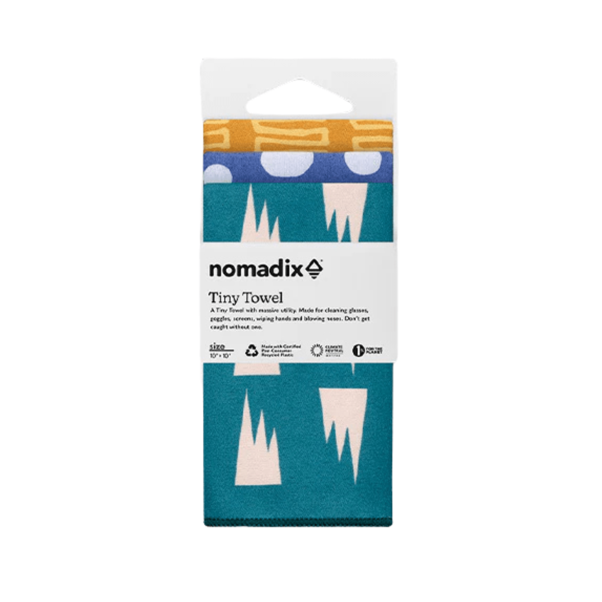 Nomadix Tiny Towel 3-Pack  -  Mountains to Rivers