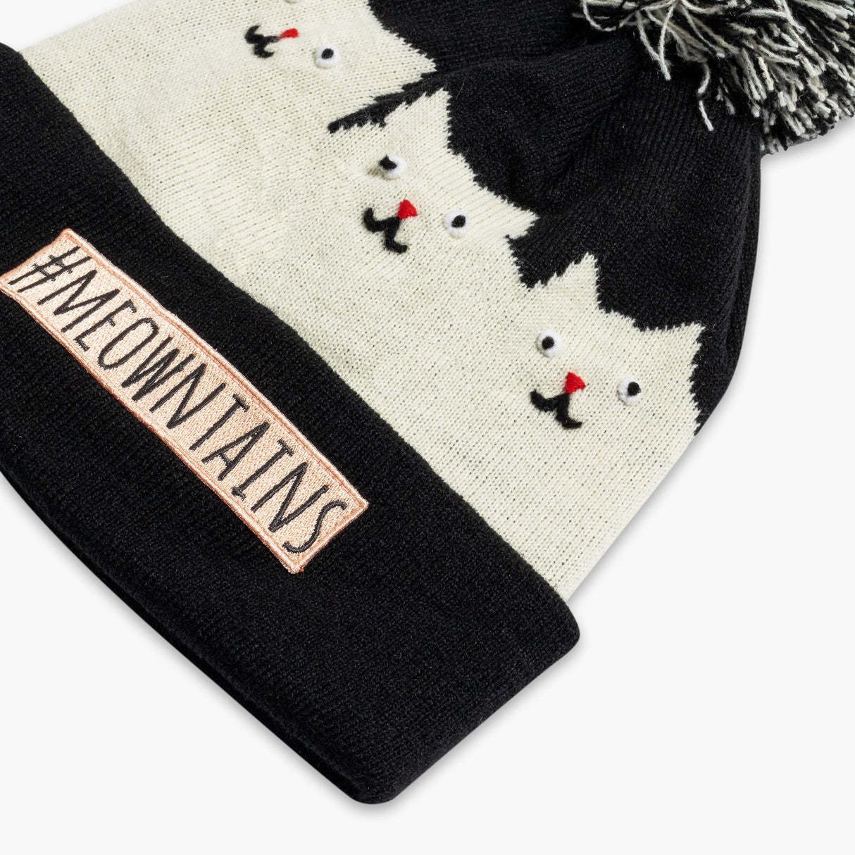 Turtle Fur Kids #Meowntains Pom Beanie  -