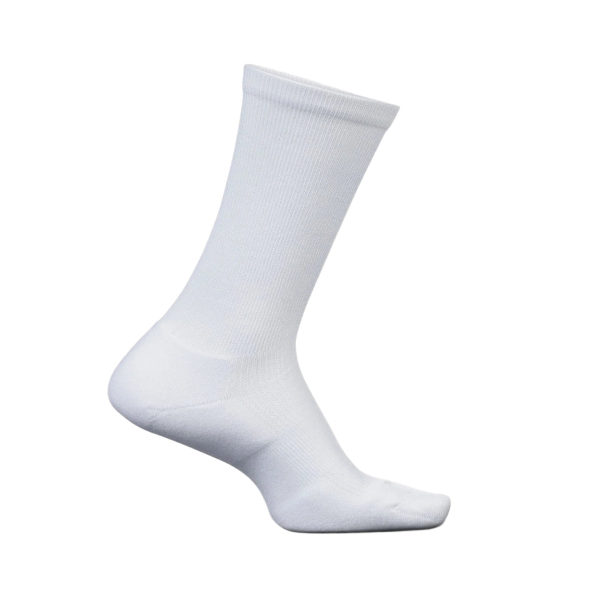 Feetures Therapeutic Max Cushion Crew Socks  -  Small / White