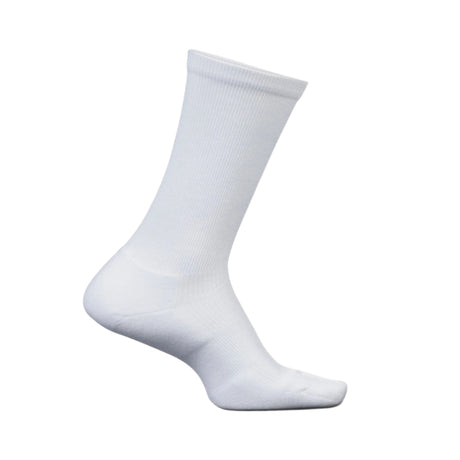 Feetures Therapeutic Max Cushion Crew Socks  -  Small / White
