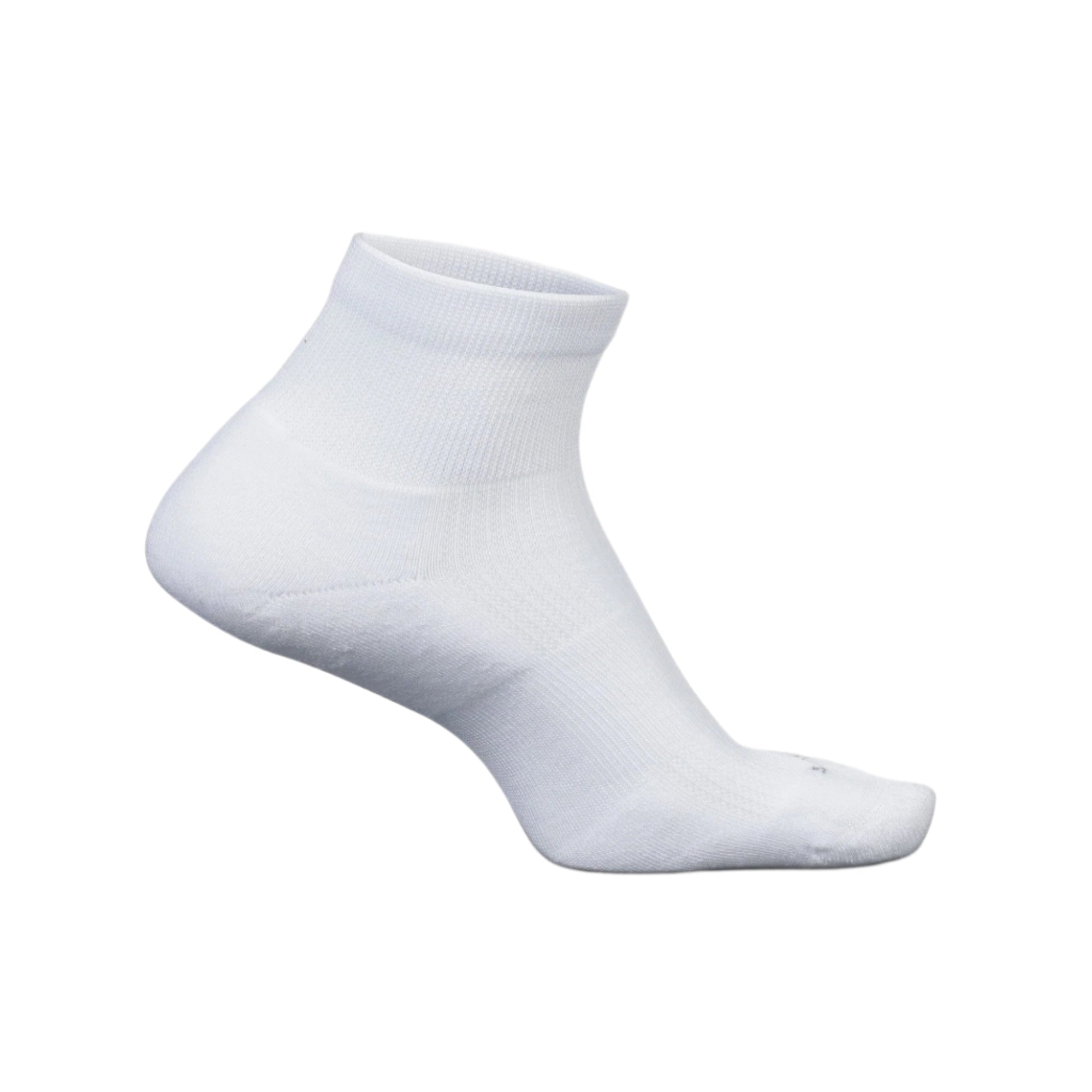 Feetures Therapeutic Max Cushion Quarter Socks  -  Small / White