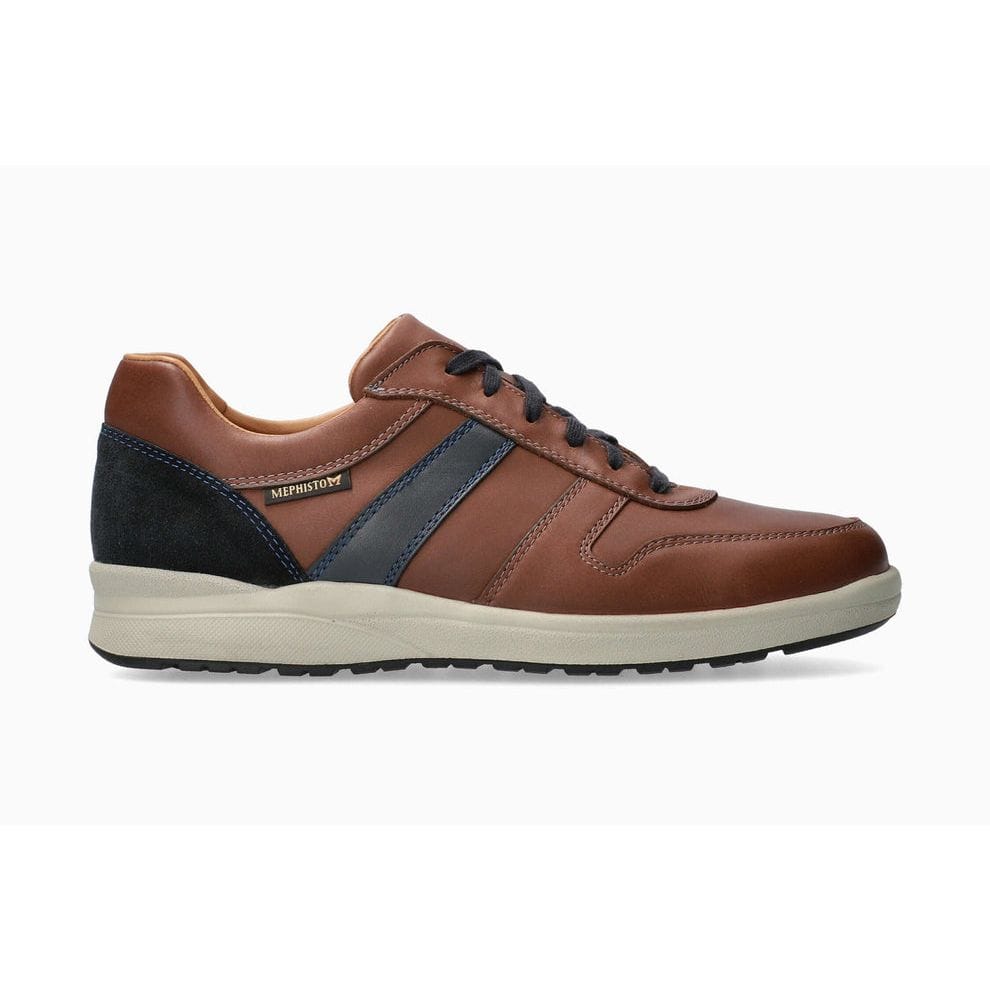 Mephisto Mens Vito Shoes - 8 / Chestnut/Navy Randy