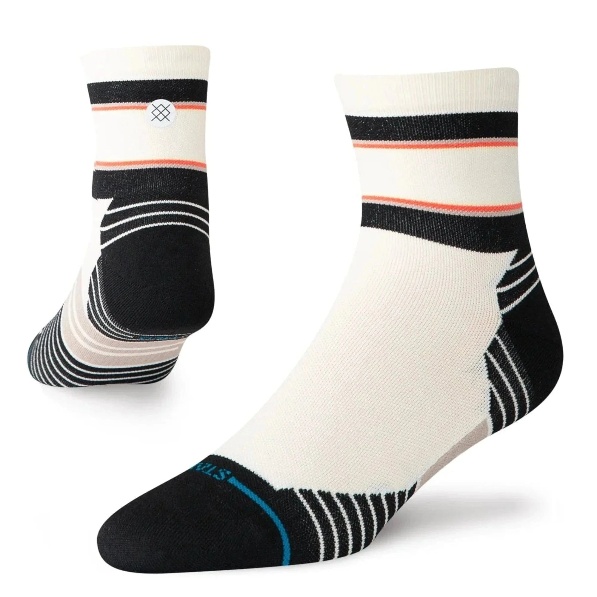 Stance Womens Ultralight Performance Quarter Socks  -  Small / Canvas