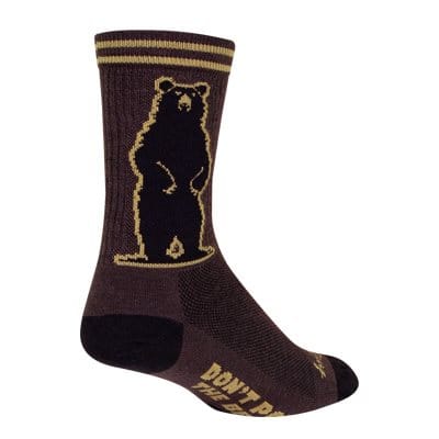 SockGuy Growl Turbo Wool Crew Socks - Small/Medium