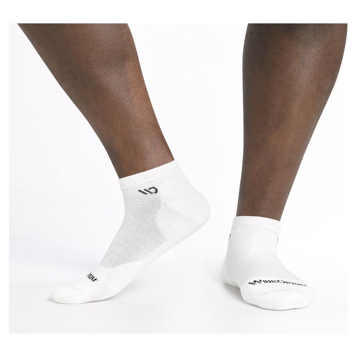 Wide Open Mens Solid Cushioned No Show Socks  -