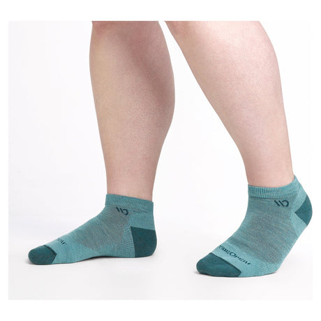 Wide Open Womens Solid Cushioned No Show Socks  -