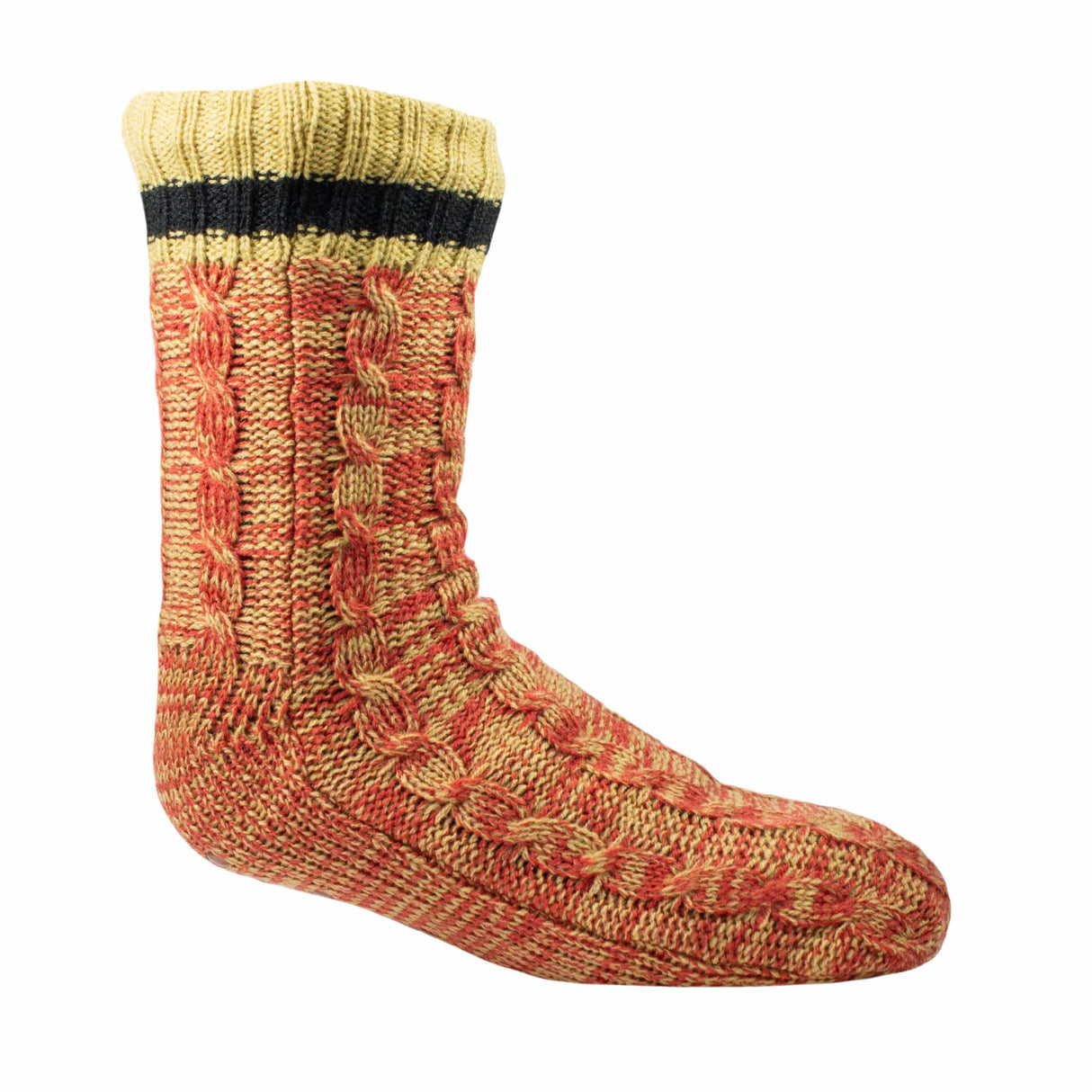 Woolrich Mens Aloe Slipper Socks  -  Large / Spice