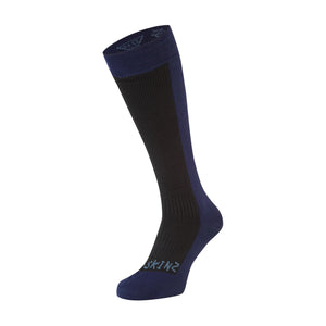 Sealskinz Worstead Waterproof Cold Weather Knee-High Socks  -  Small / Black/Navy